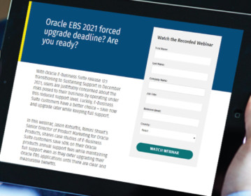 Oracle EBS 2021 forced upgrade deadline? Are you ready?