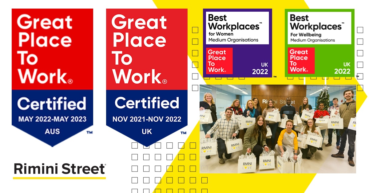 Rimini Street Earns Additional Great Place to Work® Certifications